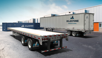 Milestone Trailers, Flatbeds, Containers